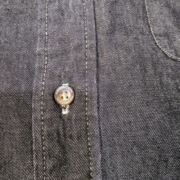 Harriton Mens 100% Cotton Button Down Shirt Size M "Rolls Royce" Embroidered - Picture 5 of 7